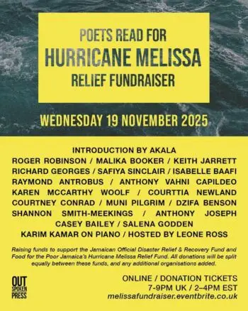 Image for the Tweet beginning: Online fundraiser for Hurricane Melissa.