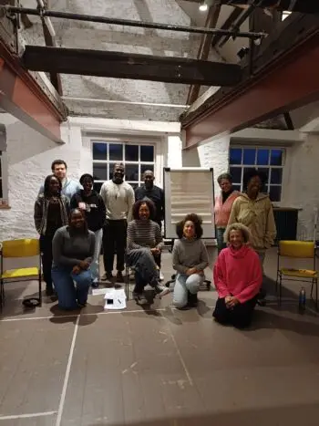 Image for the Tweet beginning: The first AFA writing workshop